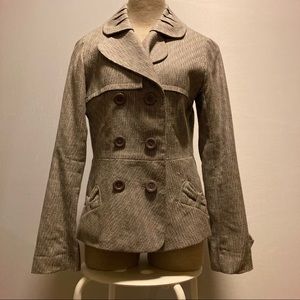 Tailored Gray Blazer - size medium